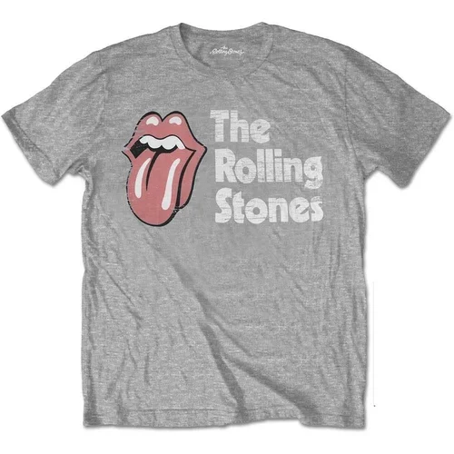 The Rolling Stones Košulja Scratched Logo Unisex Grey L