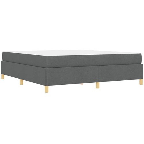  Krevetna konstrukcija Tamno siva 180 x 200 cm tkanina Slike