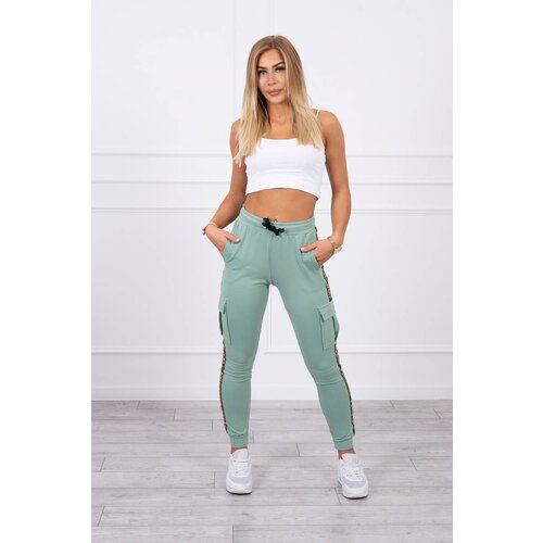 Kesi Cargo trousers dark mint Cijene