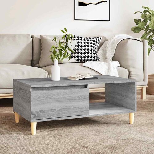  Stolić za kavu boja sivog hrasta 90x50x36,5cm konstruirano drvo Cijene