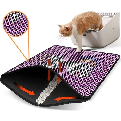WALLXPERT Nrszn0161 multicolor cat litter mat Cene