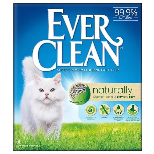 Clorox International ever clean posip za mačke naturally - grudvajući 10L Slike
