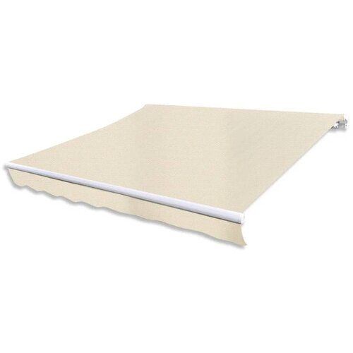 vidaXL Sklopiva motorizirana tenda 400 cm krem Cijene