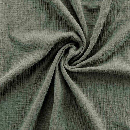Douceur d int&amp;eacute;rieur Kaki zelena enojna posteljnina iz muslina 140x200 cm Angelia &amp;ndash; Slike
