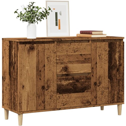  Komoda boja starog drva 102x35x70 cm od konstruiranog drva Slike