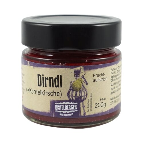 Distelberger Genuss-Bauernhof Dirndl marmelada Cene