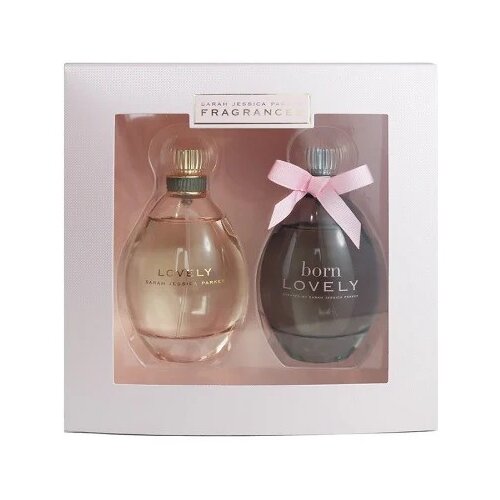 Sarah jessica parker ženski poklon set, lovely edp 100 ml, born lovely edp 100 ml Slike