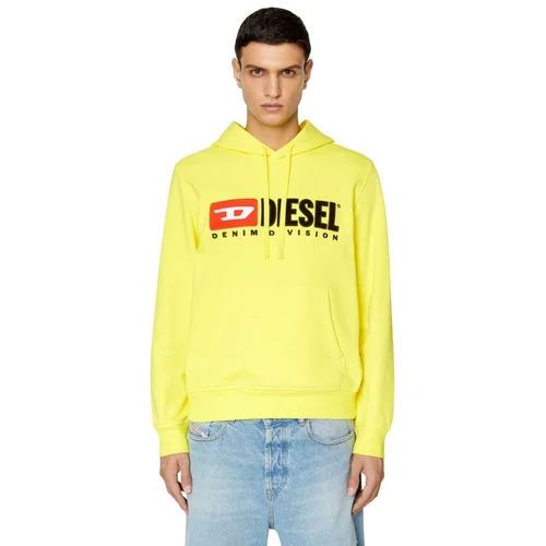 Diesel Sweatshirt - S-GINN-HOOD-DIV SWEAT-SHIRT yellow