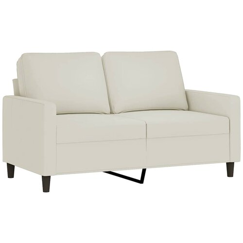  3-dijelni set sofa s jastucima krem bar&amp;scaron;unasti Slike
