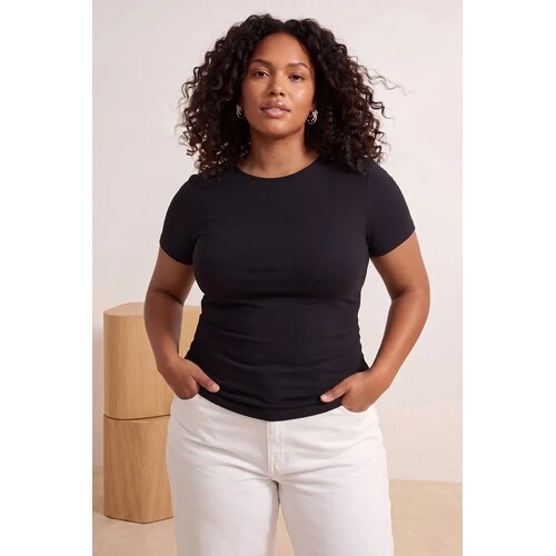 Trendyol ženska bluza Tbbss26Af00060, crna Cene