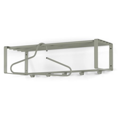 Spinder Design Zelena/siva metalna zidna vje&amp;scaron;alica s policom Rex &amp;ndash; Slike