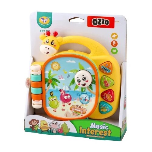 Ozzo Music interest, muzička igračka za bebe, žirafa Slike