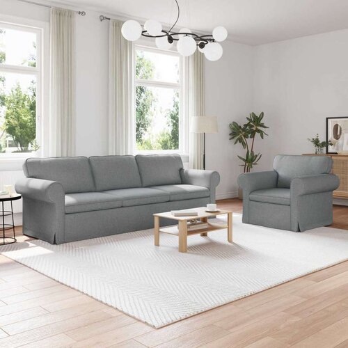 SOFA Kavč 2 pcs Svetlo siva, (5000143346) Cene