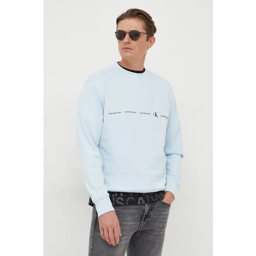 Calvin Klein Jeans Bombažen pulover moška