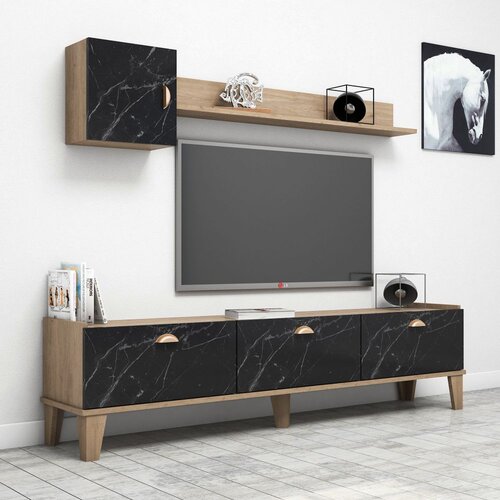 Woody Fashion TV komoda Sumer E4020 Hrast-bijela Cene