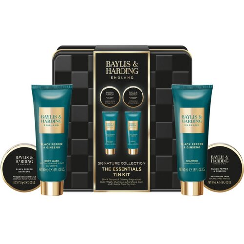 Baylis & Harding Black Pepper & Ginseng poklon set metalna kutija za mu&scaron;karce Cijene