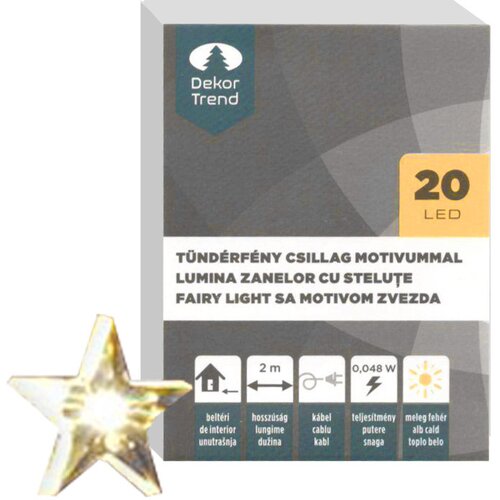 Dekor Trend Novogodišnje LED lampice Zvezda 20/1 Cene