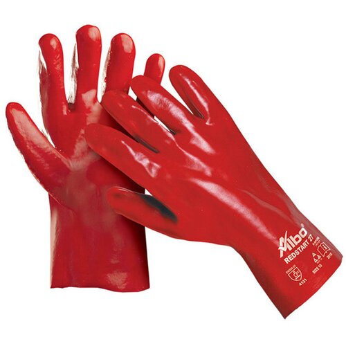 Albo zaštitne pvc rukavice crvene Cene