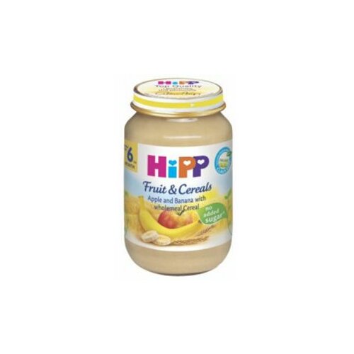 Hipp kašica jabuka i banana sa integralnim žitaricama 190g Slike