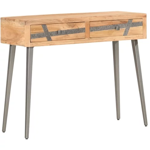  Konzolna mizica 90x30x75 cm trakacijev les