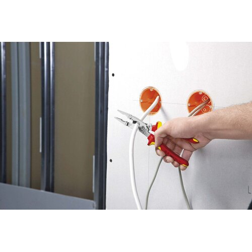 Knipex KLIJE&amp;Scaron;TA ELEKTROINSTALACIJSKA MULTIFUNKCIONALNA S KOČNICOM 13 96 200 KNIPEX Slike