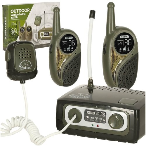  Vojaški set treh walkie talkie postaj doseg do 300m Cene