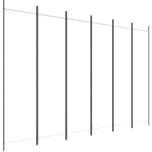 Maison Chic Paravan - Zaslon - Pregrada 6-delni bel 300x200 cm blago, (21673987) Cene