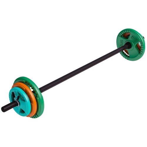 Gorilla Sports šipka za aerobik sa tegovima i 2 sigurnosne opruge za diskove (20 kg) Cene
