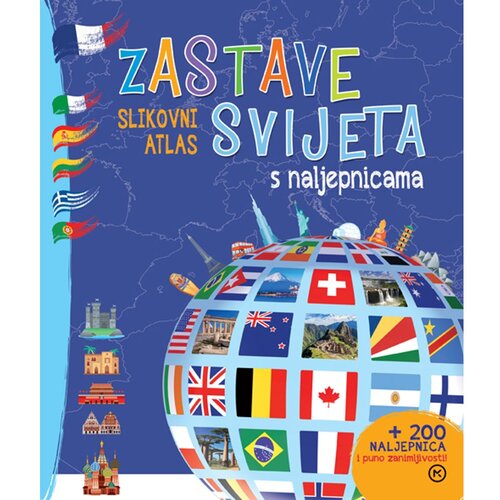 Mozaik knjiga Zastave svijeta (s naljepnicama), Grupa autora Slike