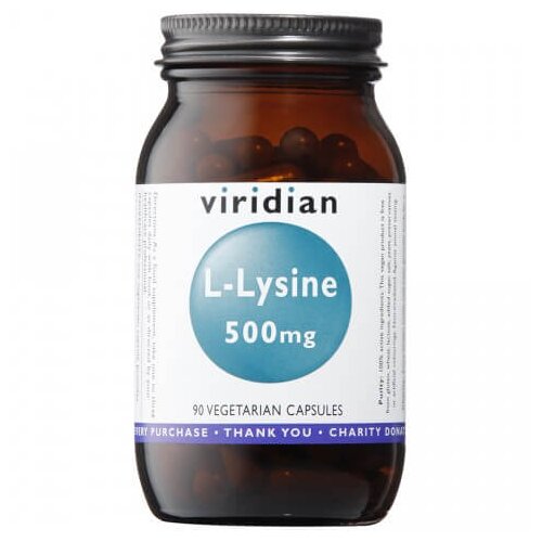 Viridian Nutrition L-Lizin, 500mg (90 kapsul) Cene