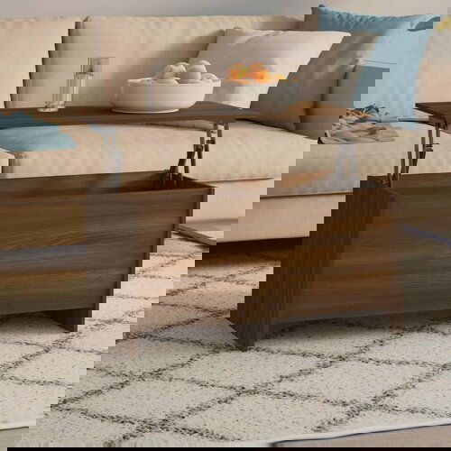 VidaXL stolić za kavu smeđi hrast 102x55,5x52,5 cm konstruirano drvo Slike