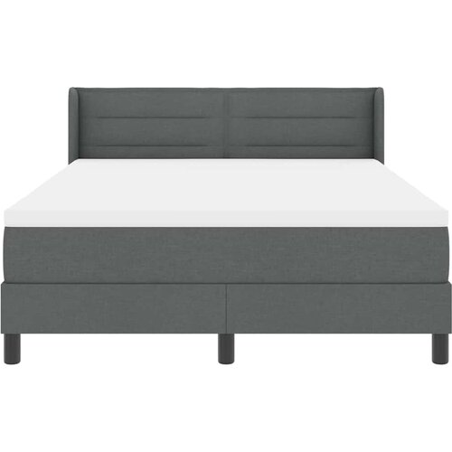  s opruga kutije Tamno siva 200 x 140 cm tkanina Slike