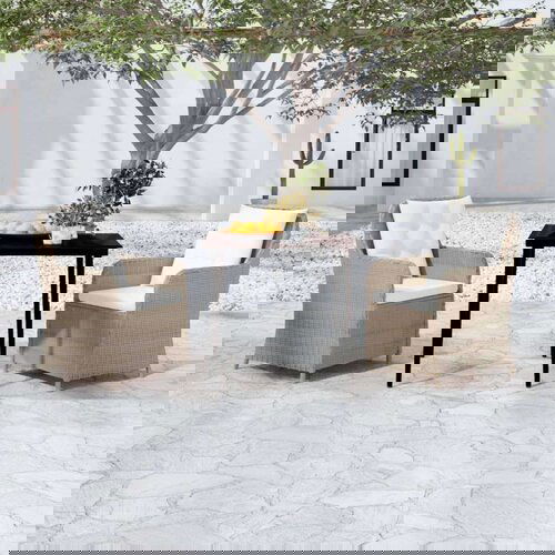  Vrtna jedilna garnitura 3-delna rjava, (20673411) Cene