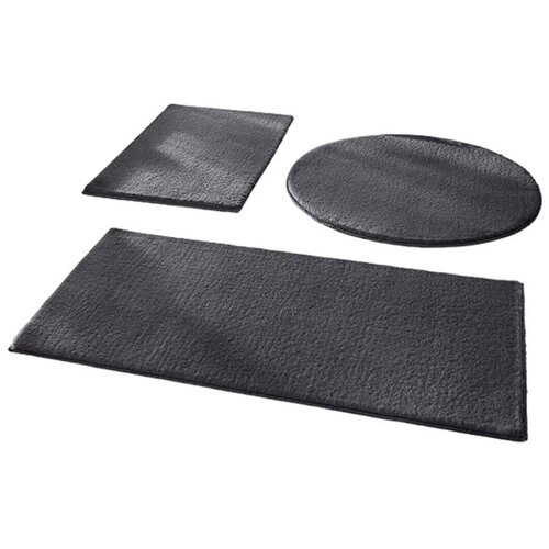Mila Home Tamno sive kupaonske prostirke u setu 3 kom 50x90 cm – Cijene
