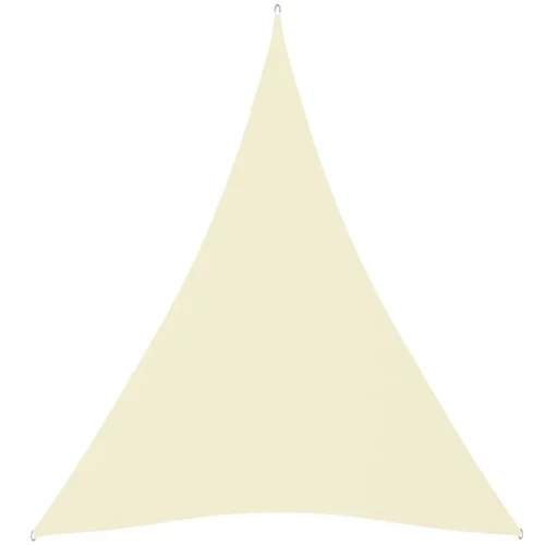  Senčno jadro oksford blago trikotno 5x7x7 m krem