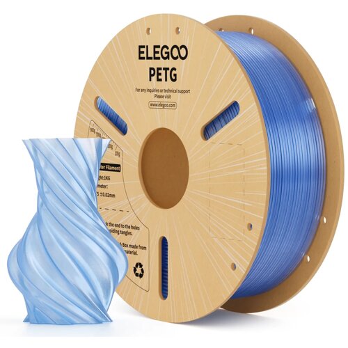 Elegoo PETG Translucent Blue - 1,75 mm / 1000 g Slike