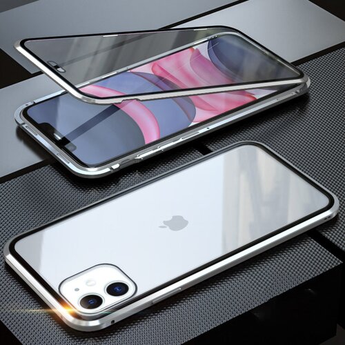 INF Magnetni ovitek za iPhone, dvostranski ovitek iz kaljenega stekla 11018028606 iPhone 16 Plus, (21642769) Slike