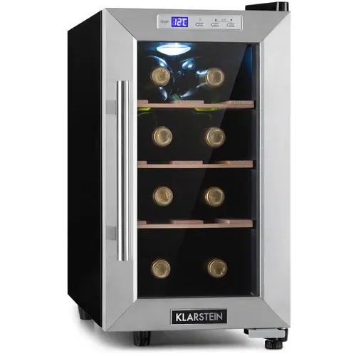 Klarstein Reserva 8 Uno, vinoteka, 23 litre, 8 boca, 11 - 18 ° C, 26 dB, nehrđajući čelik