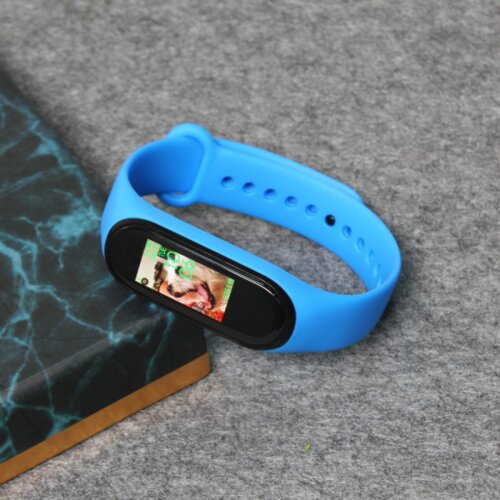 narukvica za smart watch xiaomi mi band M3/M4 svetlo plava Slike
