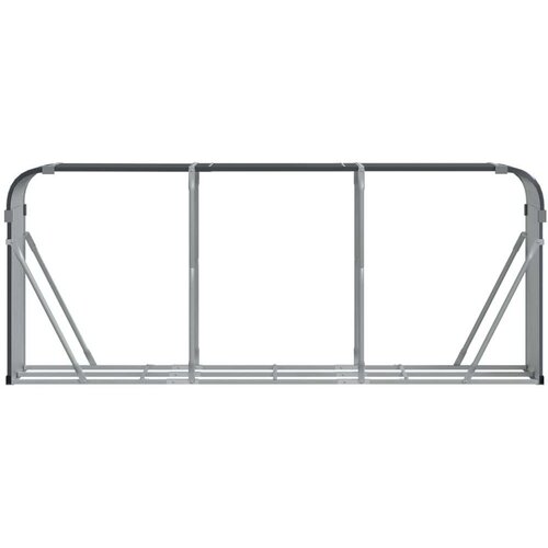 VidaXL Držač za cjepanice antracit 234x45x100 cm pocinčani čelik Slike