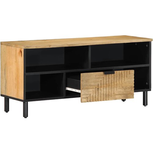 Maison Chic TV omarica - TV stojalo - Televizijska omarica rjava 100x33x46 cm masivni les Mango, (21701305) Cene
