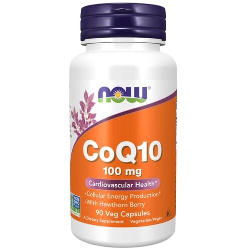 NOW Kapsule CoQ10 100 mg, 90 kapsula Slike