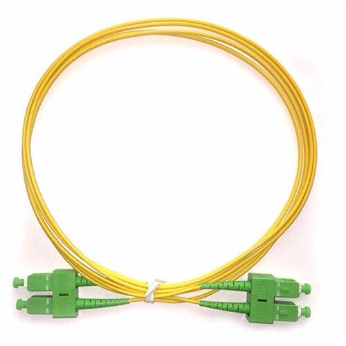 Fiber duplex patch cord kabl SC/APC - SC/APC singlemode 9/125 mikrona dužine 2m, APC (Angled Physical Contact), fabrički napravljen i testiran Cene