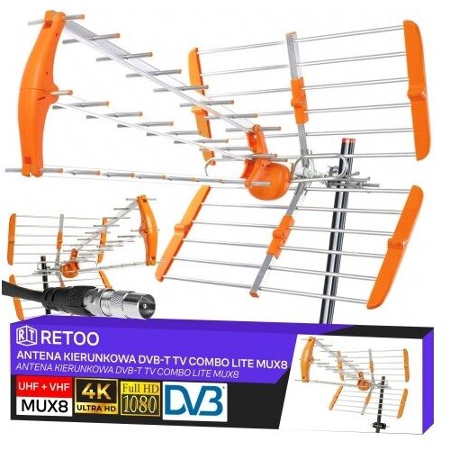  Retoo ER1240 vanjska usmjerena DVB-T2 antena VHF/UHF s LTE filtrom, do 80 km Cijene