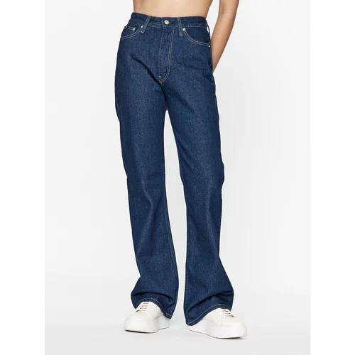 Calvin Klein Jeans Jeans hlače Authentic J20J221760 Mornarsko modra Bootcut Fit