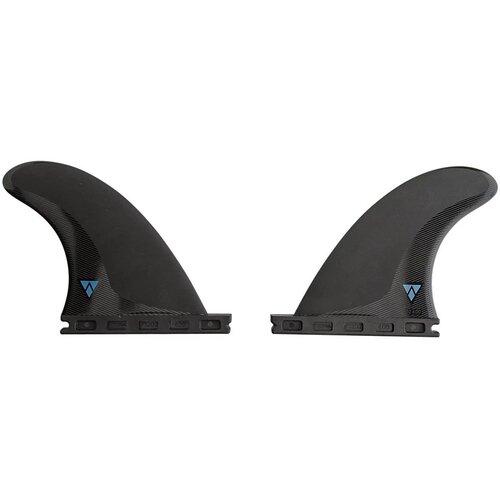 Futures Fins Quad QD2 4.00 Sym Alpha Fin Set carbon Cene