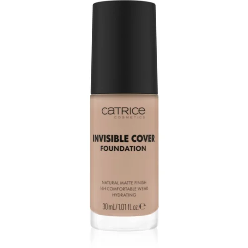 Catrice Invisible Cover Foundation prekrivni tekoči puder z mat učinkom odtenek 020N 30 ml