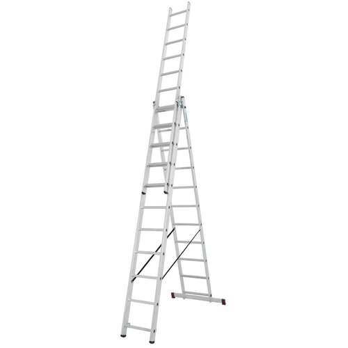 Krause-werk trodelna aluminijasta lestev Corda 3x11 stopnic 030429 Slike