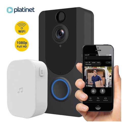Platinet pametni WiFi brezžični zvonec PVD7B Cene