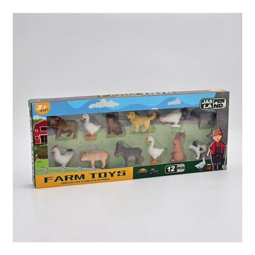  Jasperland, igračka, set farma, domaće životinje, 12 delova ( 867114 ) Cene